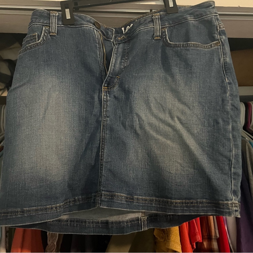 Vintage Denim Skort